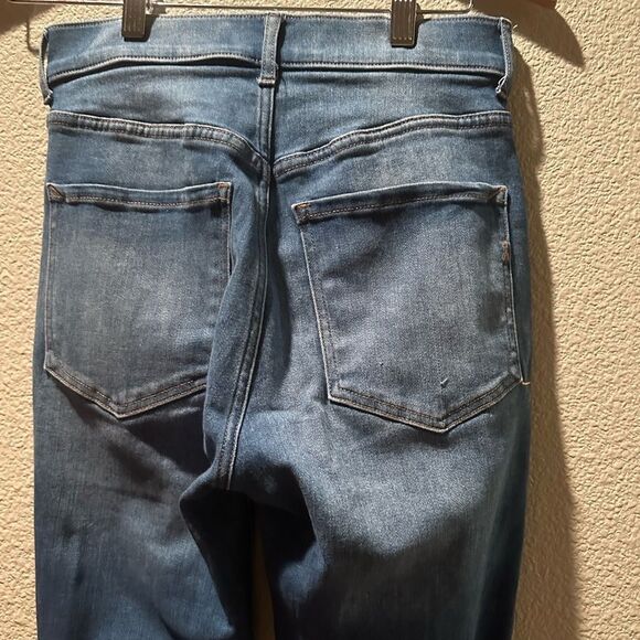 Express Women’s Skyscraper Stretchy Highrise Vintage Jeans Size 2L - Picture 13 of 14